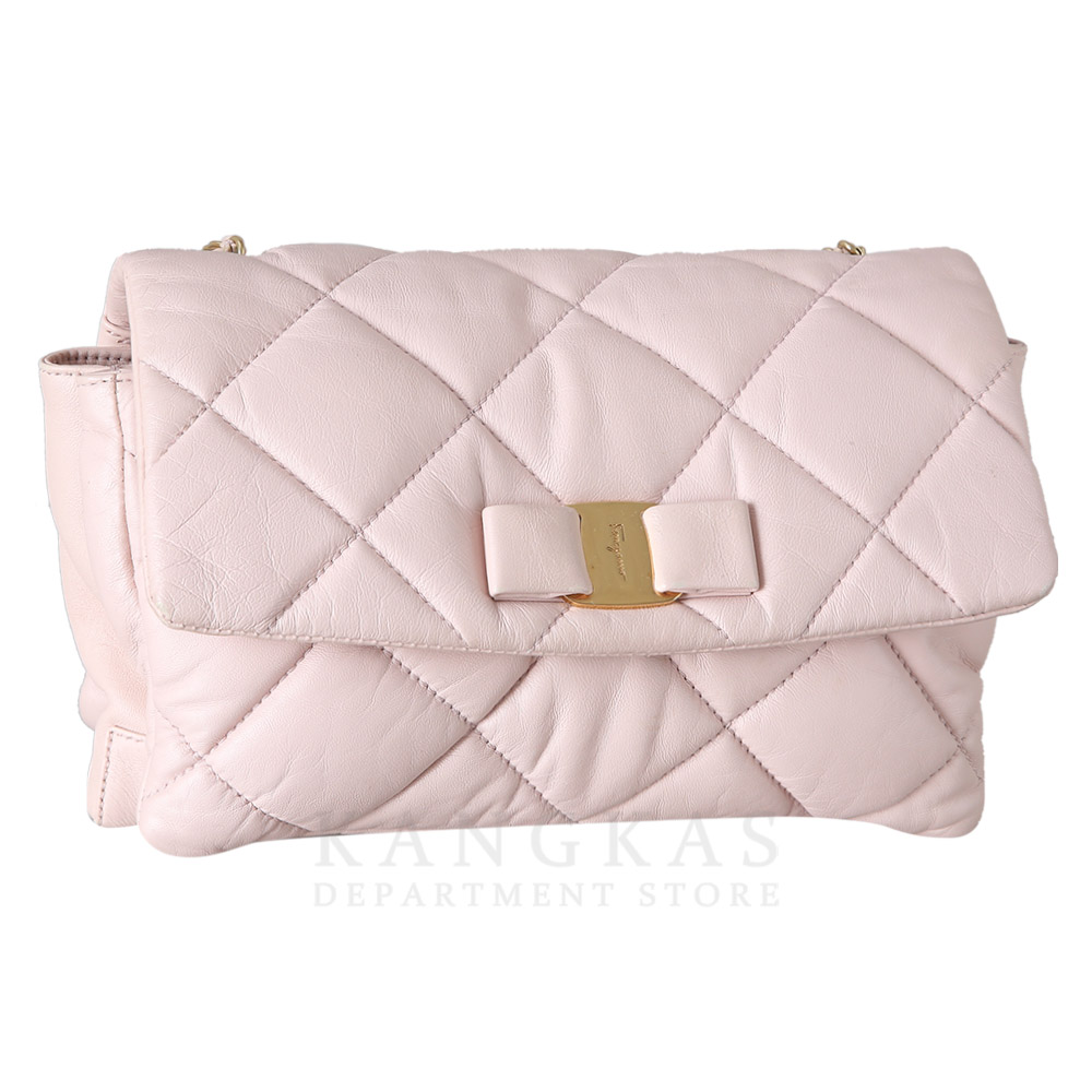 FERRAGAMO(USED)페레가모 21E767 바라리본 체인 숄더백